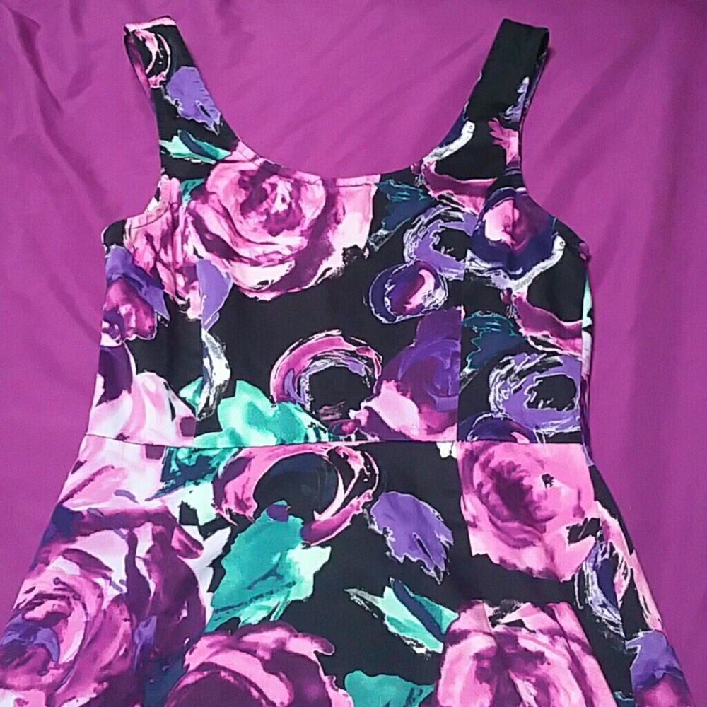 Short floral dress